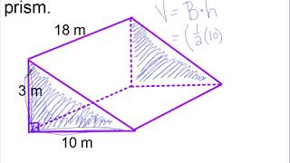 Triangular prism volume [upl. by Ehudd657]