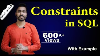 Lec58 Constraints in SQL in Hindi  DBMS [upl. by Ellimac]