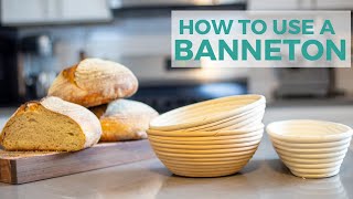 How to Use a Banneton Basket aka Proofing Basket Brotform [upl. by Adnamahs101]