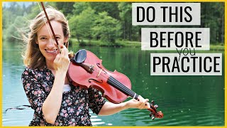 The Most Effective Warm Up for Beginner Violinists  COMPLETE Practice Routine for Beginners [upl. by Caruso835]