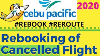 Cebu Pacific Rebooking of Cancelled Flight Ticket  How to Rebook Flight cebupacific rebooking [upl. by Yi652]