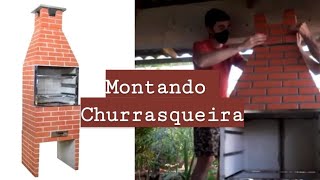 Como montar Churrasqueira Pré Moldada [upl. by Ogren]