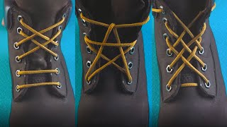 5 Creative Shoe Lace Styles  Shoe Lacing Tutorials [upl. by Acillegna]