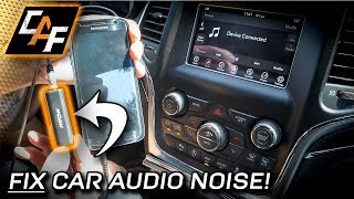 BUZZ WHINE HISS How to FIX Car Audio Noise [upl. by Elleniad]