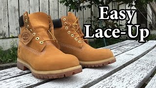 How I Lace My Timberlands [upl. by Eissirk]