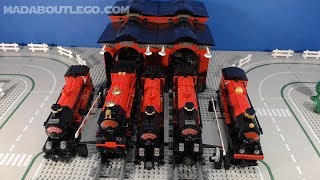 LEGO TRAINS All Hogwarts Express Trains [upl. by Groome168]