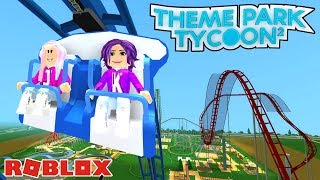 BUILDING ROLLER COASTERS 🎢  Roblox Theme Park Tycoon 2 [upl. by Demetrius]