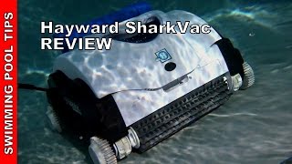 Hayward SharkVac Robotic Pool Cleaner  Review [upl. by Eidnahs]