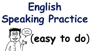 English Speaking Practice very easy to do [upl. by Naujyt]