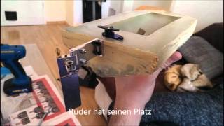 GFK RC Boot bauen how to build a GFK boat Modellbau [upl. by Stroud397]