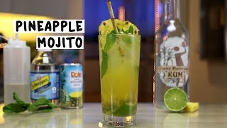 Pineapple Mojito  Tipsy Bartender [upl. by Gaal]