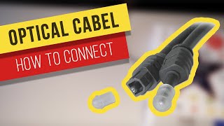 How to connect optical cable to Samsung TV  Soundbar [upl. by Frazier]