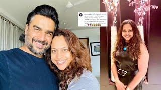 R Madhavan wishes wifey Sarita Birje with a beautiful birthday note [upl. by Aken9]