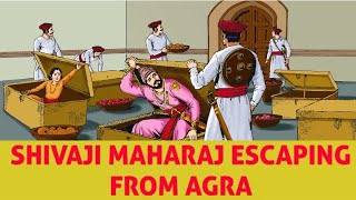 Shivaji Maharajs escape from Agra  1666  In Hindi  Chapter7 [upl. by Irwinn]