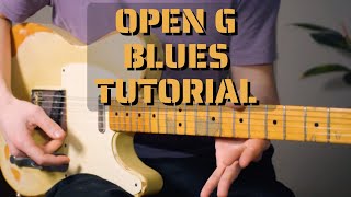 An introduction to Open G tuning  Blues licks cool chords and more [upl. by Trudi]