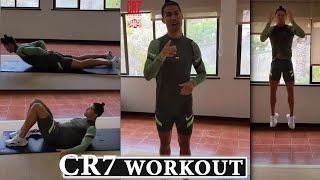 Cristiano Ronaldo Shows his Workout Routine [upl. by Orecic]