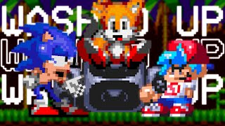 OLD VERSION Friday Night Funkin VS Dorkly Sonic Custom Song  Washed Up OST Fanmade [upl. by Haroldson]