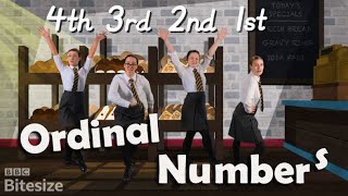 Ordinal Numbers  BBC Bitesize Foundation Maths and Numeracy [upl. by Iilek]