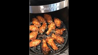 Air Fryer Chicken Wings shorts  Gourmia [upl. by Illene]