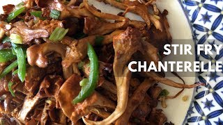 Cooking Chanterelle Mushrooms – Delicious 5 Minute Recipe [upl. by Areema10]