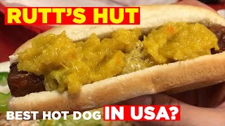 Rutts Hut The Best Hot Dog in USA Jersey Joe  532 [upl. by Inahpets]