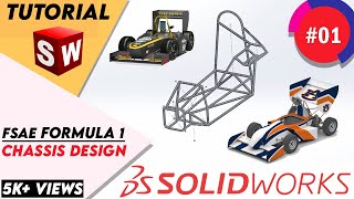 SOLIDWORKS  Formula 1 Chassis Design [upl. by Collen768]