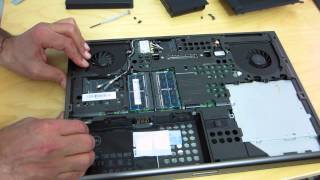 How to change hard drive in Dell Precision SSD Upgrade [upl. by Anialem]