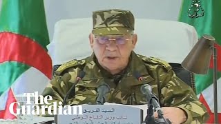 Algerian army chief calls for president Bouteflika to be declared unfit to lead [upl. by Dnarud]