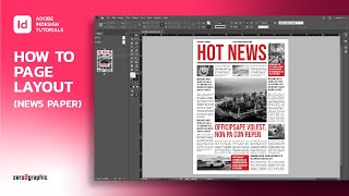 How to Create Page layout Design News Paper in Adobe Indesign CC [upl. by Lissi]