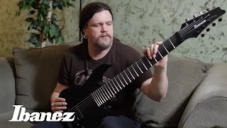 Marten Hagstrom on the Meshuggah M80M Ibanez 8string signature model [upl. by Annoyed]