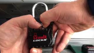 How to lost combination master lock vault lock box key bait hack Part 2 [upl. by Ardnyk801]