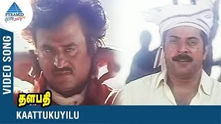 Rajinikanth Song  Kaattukuyilu Video Song  Thalapathi  Mammootty  Yesudas  SPB  Ilayaraja [upl. by Genvieve]