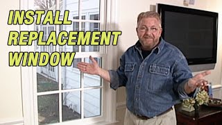 How to Install a Replacement Window [upl. by Anaert]