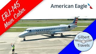 American Airlines Eagle Economy ERJ145 Main Cabin Flight Review Piedmont Airlines [upl. by Ibba]