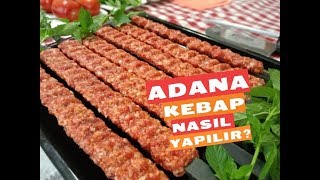 ADANA KEBAP NASIL YAPILIR [upl. by Wernick]