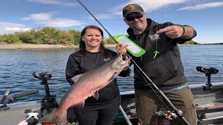 Columbia River Hanford Reach Fall Chinook Fishing [upl. by Qahsi]