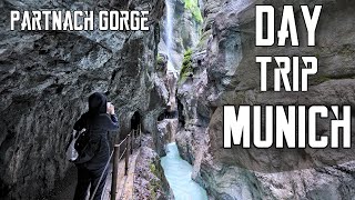 Germanys MOST popular mountain  Visit Partnachklamm Gorge as a day trip from Munich [upl. by Ramat201]