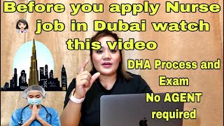 How to apply Nurse job in Dubai  DHA process  Exam QampA  Documents require  No agent required [upl. by Etteiluj648]