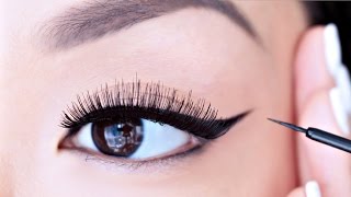 HOW TO Apply Liquid Eyeliner For Beginners  chiutips [upl. by Llenor647]