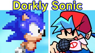 Friday Night Funkin VS Dorkly Sonic  Cutscenes  Sonic For Hire Song FNF ModHard [upl. by Ahsiyk743]