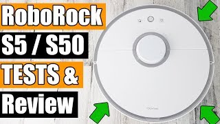 Roborock S5  S50 Review and TESTS  Xiaomi Robot Vacuum amp Mop [upl. by Eicnahc]