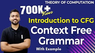 Lec47 What is Context free grammar in TOC  Formal Definition [upl. by Klepac279]