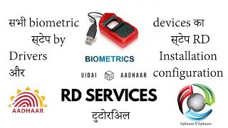 UIDAI RD Service Step By Step Installation and Configuration for Biometric Devices [upl. by Ahsiekan]