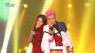 TOP X Uhm Jung Hwa  ‘DISCO’ in 2016 SBS Gayodaejun [upl. by Llerroj922]