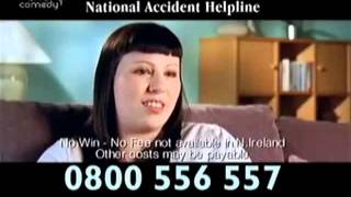 National Accident Helpline Advert Spoof  Funny Fringe [upl. by Gunas]