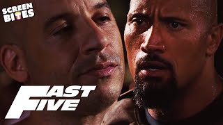 The Rock and Vin Diesels Furious Confrontation  Hobbs VS Toretto  Fast Five 2011  Screen Bites [upl. by Elleval690]