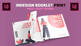 Adobe InDesign Tutorial  Booklet Layout For Print [upl. by Aivan]