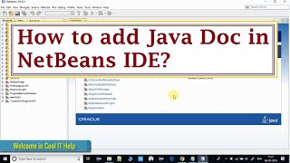 Adding Javadoc in NetBeans IDE  Tutorial for Beginners [upl. by Modestia520]