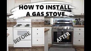 DIY How to Install a new Samsung Gas Stove  Team Cagz Home Improvement Projects [upl. by Arraik790]