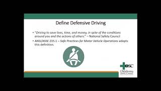 National Safety Council  Safety Principles for your Workplace Defensive Driving Training Manual [upl. by Osy]